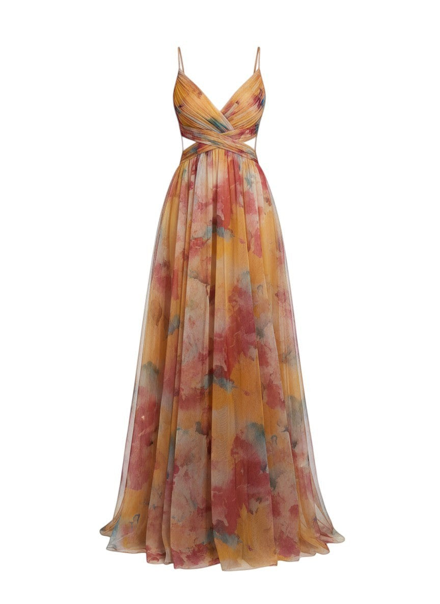 Émilienne — Vestido largo artístico y fluido