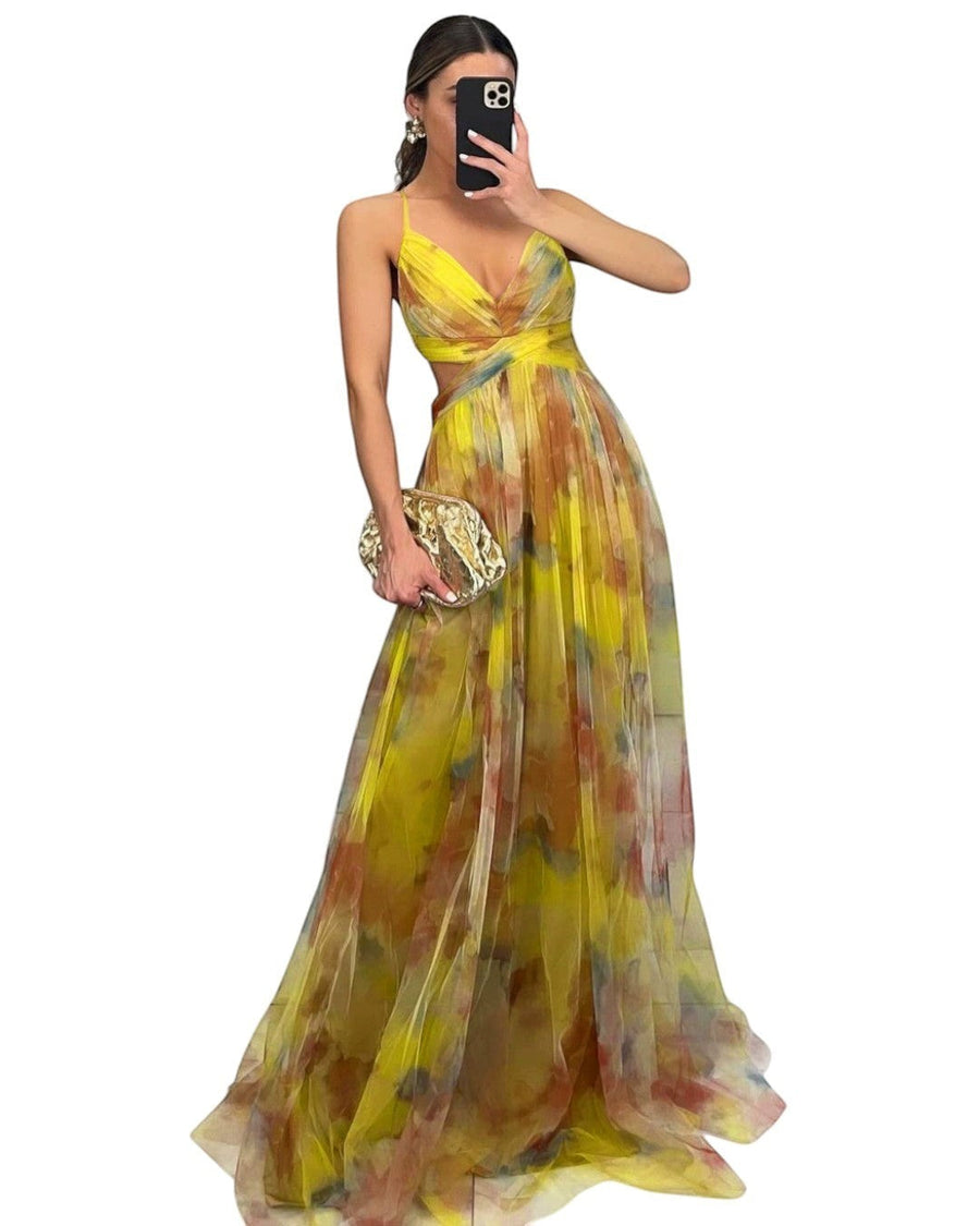 Émilienne — Vestido largo artístico y fluido