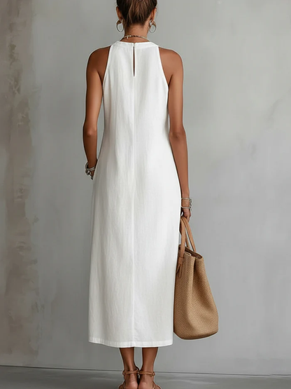 Marcelline — Vestido midi minimalista con elegancia natural