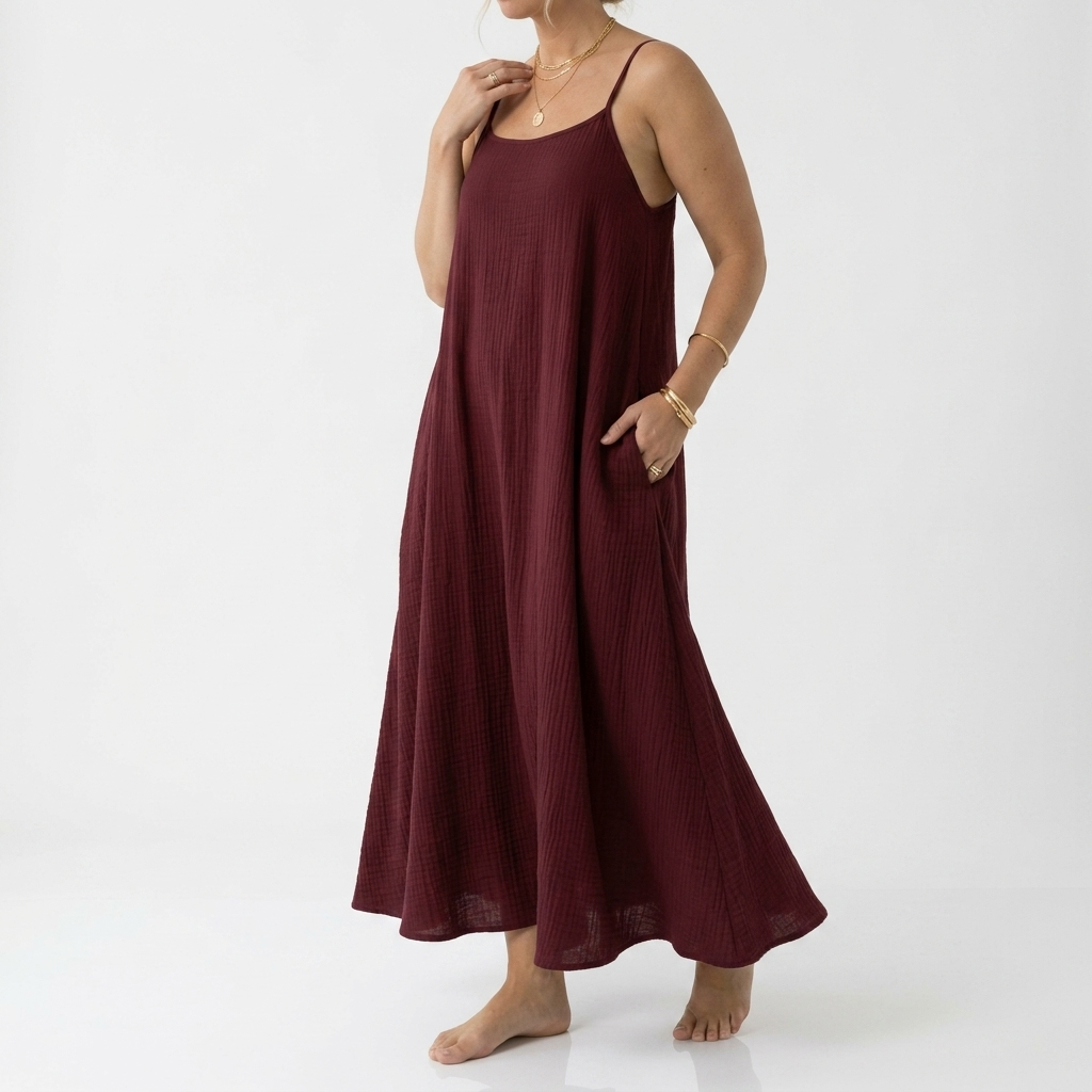 Dorsale — Vestido maxi de tirantes ajustables