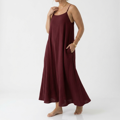 Dorsale — Vestido maxi de tirantes ajustables