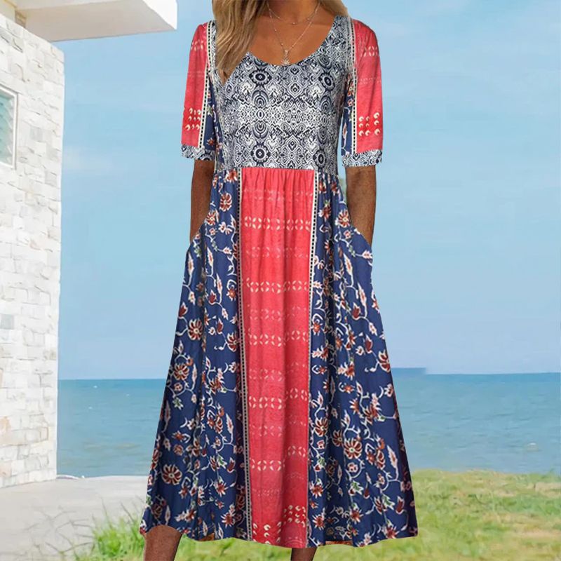 Julie — Vestido bohemio elegante y cómodo