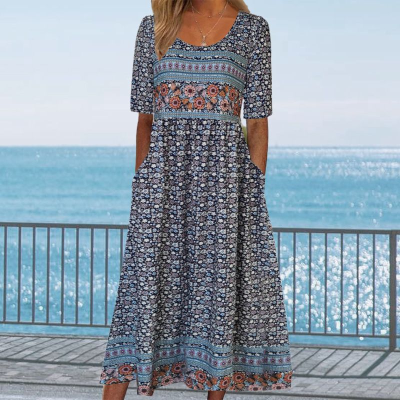 Julie — Vestido bohemio elegante y cómodo