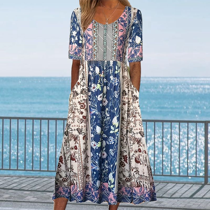 Julie — Vestido bohemio elegante y cómodo