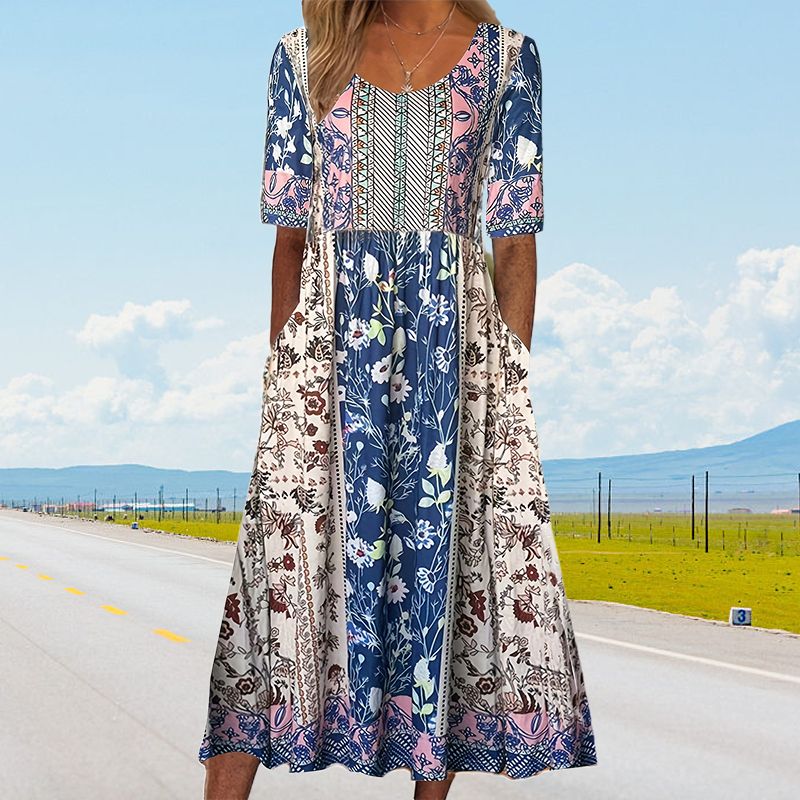 Julie — Vestido bohemio elegante y cómodo