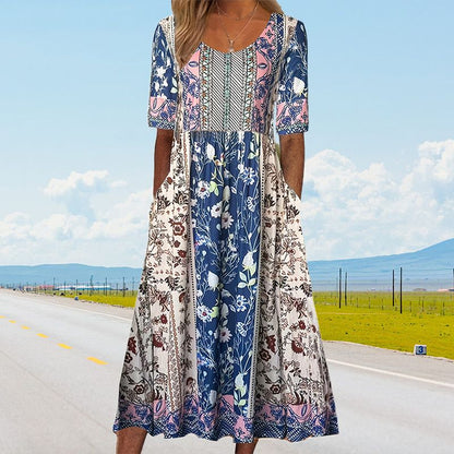 Julie — Vestido bohemio elegante y cómodo