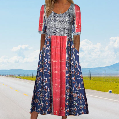 Julie — Vestido bohemio elegante y cómodo