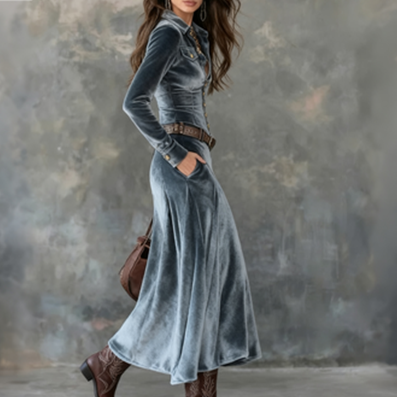 Madeleine — Vestido elegante de tacto suave