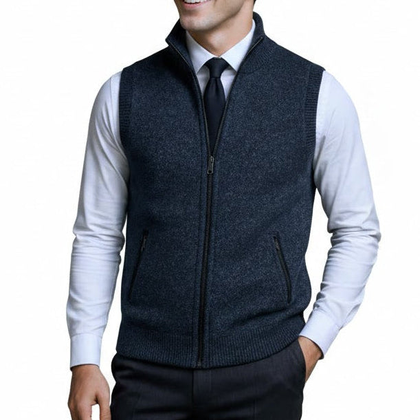 Harlain — Chaleco con cremallera elegante y cómodo