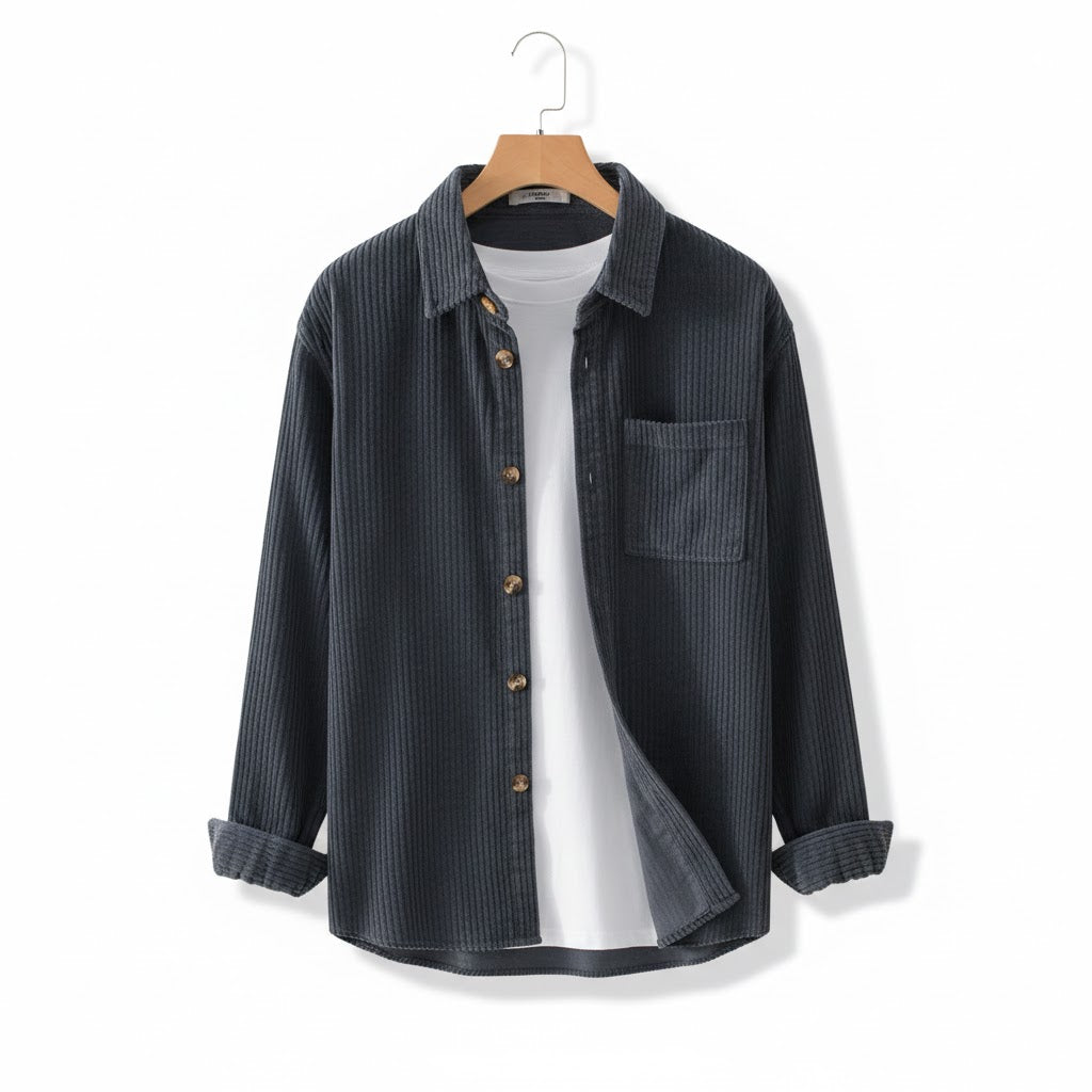 Rafael — Camisa de terciopelo elegante