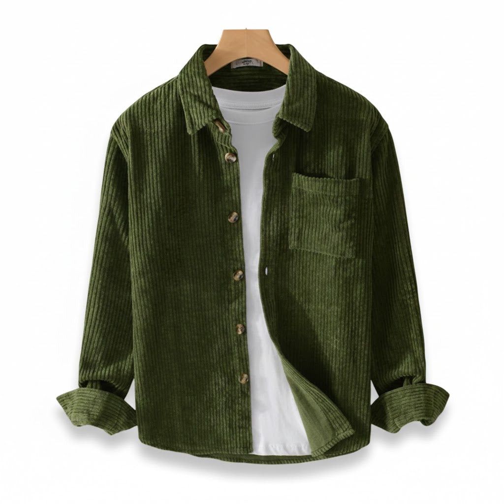 Rafael — Camisa de terciopelo elegante