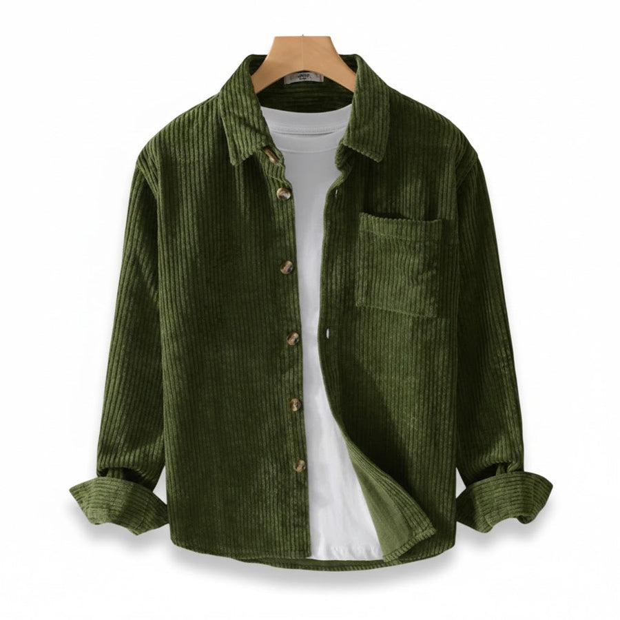 Rafael — Camisa de terciopelo elegante