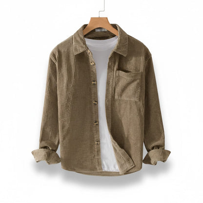 Rafael — Camisa de terciopelo elegante