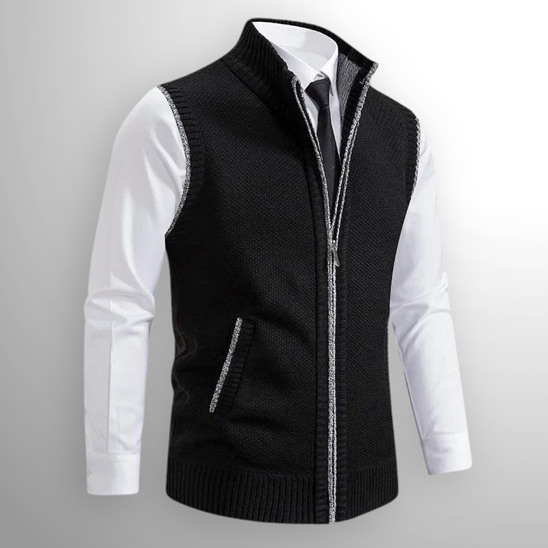 Harlain — Chaleco con cremallera elegante y cómodo