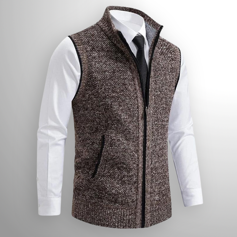 Harlain — Chaleco con cremallera elegante y cómodo