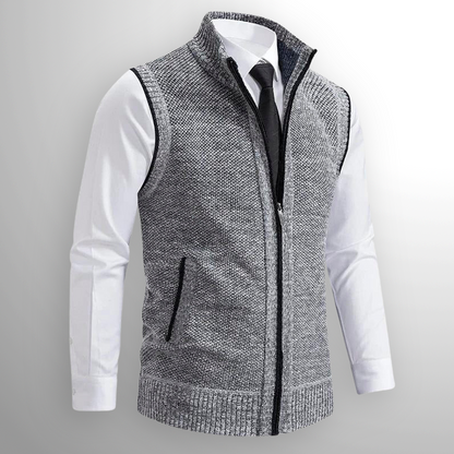 Harlain — Chaleco con cremallera elegante y cómodo